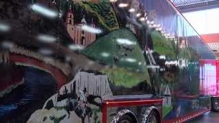 preview picture of video 'Get the story behind the mural at the World's Largest Truckstop'