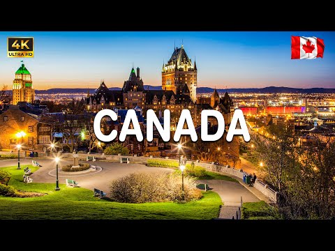 4K FLYING OVER CANADA | Amazing Beautiful Nature Scenery with Relaxing Music | 4K VIDEO ULTRA HD