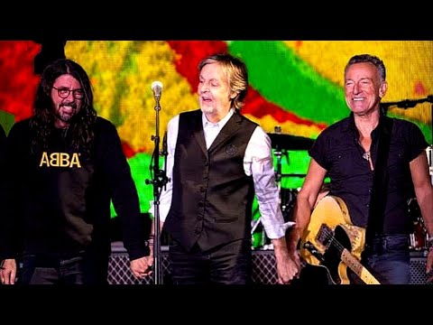 Dave Grohl and Bruce Springsteen Perform with Paul McCartney at Glastonbury
