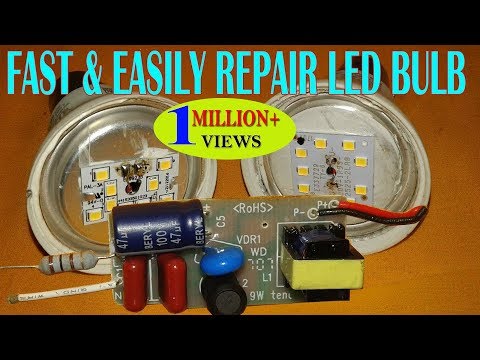 Repairing of led bulb