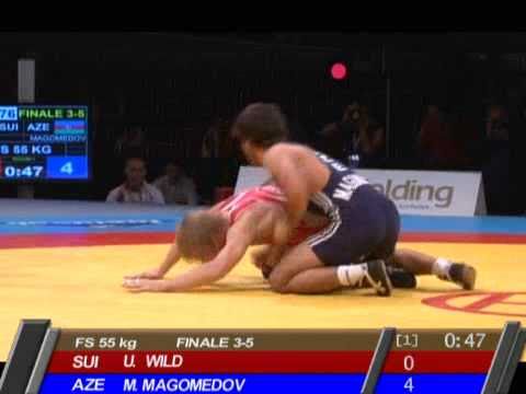 Güləş, Dortmund. Avropa çempionatında Mahmud Məhəmmədovun (-55 kq) bürünc medal görüşü