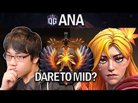 OG.ANA WINDRANGER - DARE TO MID AGAINST HIM - DOTA 2 7.27 GAMEPLAY