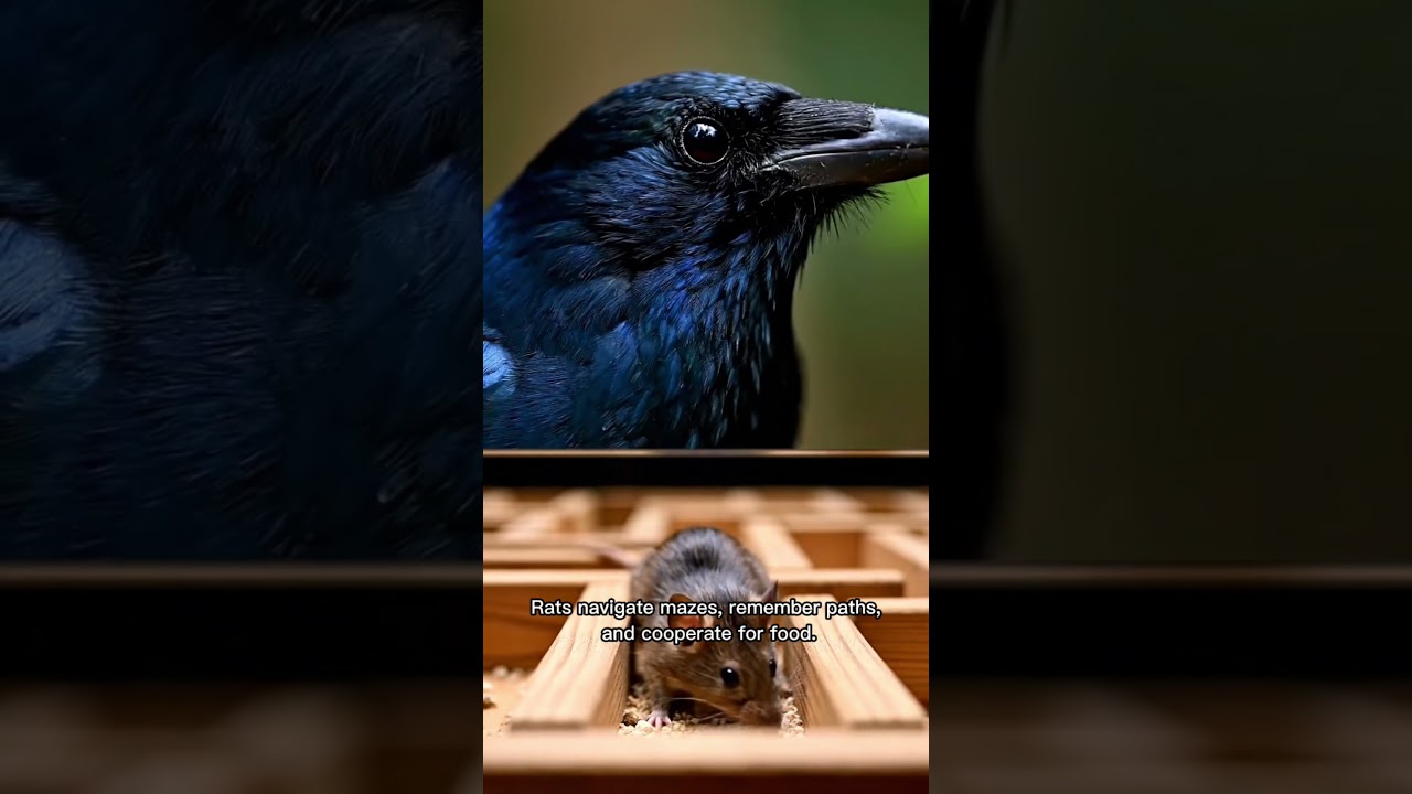 🐭 Rat vs Raven 🐦: Small Brains, Big Smarts