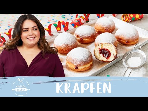 Krapfen – so einfach kannst du Berliner für Fasching selber machen! 😉🎉 I Einfach Backen