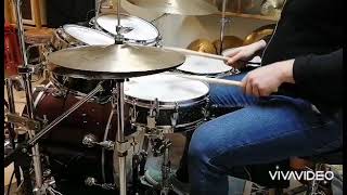 Video thumbnail for Premier royal ace 14"x4" snare. Short try out. by Juhani Porola