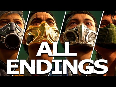 MORTAL KOMBAT 1 - Every Character Ending Of The Main Story