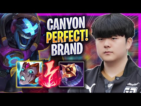 CANYON PERFECT GAME WITH BRAND! - GEN Canyon Plays Brand JUNGLE vs Graves! | Season 2024