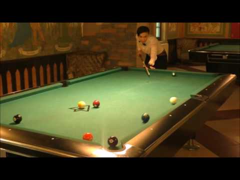 Bilard w praktyce - Agnieszka Pierzynka demonstruje i opowiada o zasadach gry w 9 bil