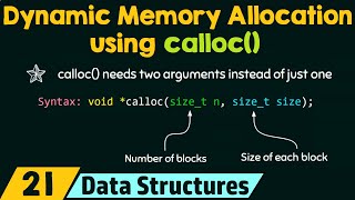 Dynamic Memory Allocation using calloc()
