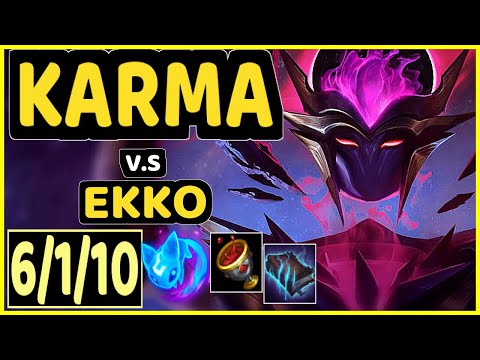 STUNT (KARMA) vs EKKO - 6/1/10 KDA TOP CHALLENGER GAMEPLAY - NA