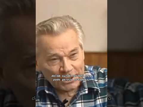 Mikhail Kalashnikov's Letter of Regret, Inventor of the AK-47