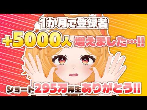 【雑談】登録者+5000人&ショート295万再生ありがとう!近況とこれからの話