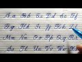 Cursive Writing For Beginners A To Z Alphabets Capital And Small Letters Palash Calligraphy