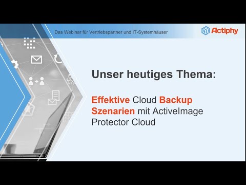 Effektive Cloud Backup Szenarien mit ActiveImage Protector Cloud