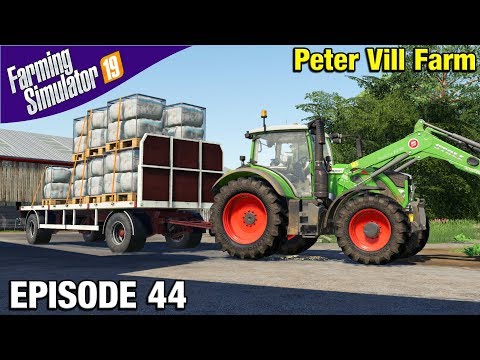 HAULING PALLETS Farming Simulator 19 Timelapse - Peter Vill Farm FS19 Episode 44