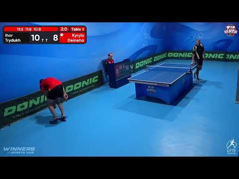 22:00 Ihor Trydukh 3-0 Kyrylo Deineha West 5 WIN CUP 12.11.2022 | TABLE TENNIS WINCUP