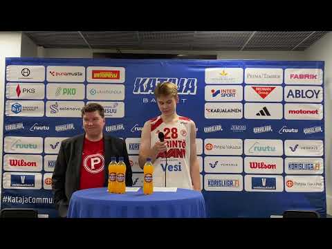 Autotalo Hartikainen Lehdistötilaisuus: Kataja Basket – Tampereen Pyrintö 16.11.2022