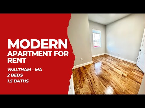 2 Beds 1.5 Baths apartment for rent in Waltham - MA