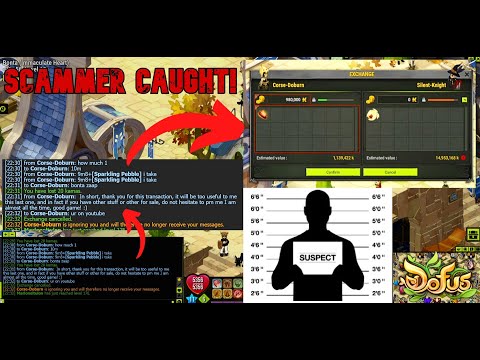 DOFUS -  SCAMMER CAUGHT IN ULTRA 4K HD ULTRA WIDE! [ WARNING ]