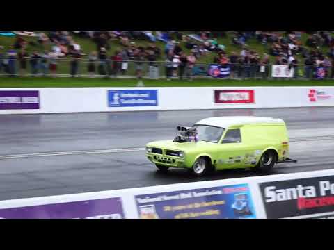 Dragster. Austin Marina Van !!  Super Pro ET - Santa Pod Main Event - 28th May 2022