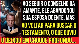 AO SEGUIR O CONSELHO DA AMANTE, ELE ABANDONOU A ESPOSA DOENTE, MAS AO VOLTAR PARA BUSCAR O...