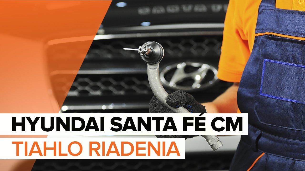 Ako vymeniť guľový čap riadenia na Hyundai Santa Fe CM – návod na výmenu