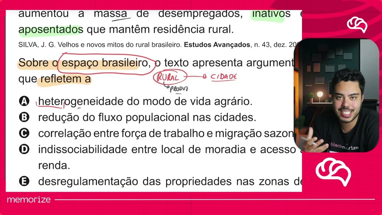 Resolução em Vídeo — Questão 47 ENEM 2020