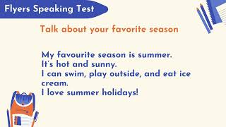 Flyers speaking test - Favorite season