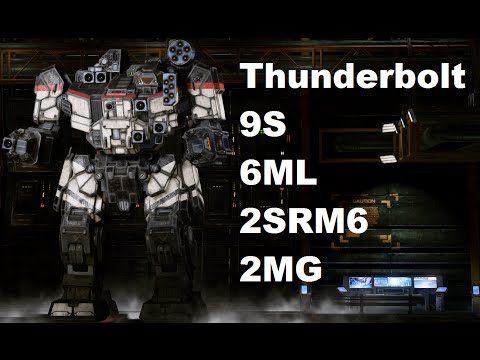 MechWarrior Online : TDR-9S "Thunderballs" (2x SRM6, 6x MLas, 2x MG, STD300)