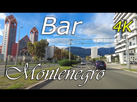 Bar, Montenegro, 🌡T+29C°🌞 - virtual travel, walking tour - 4k