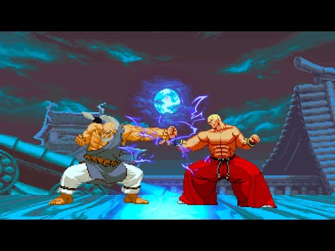 Gouken Vs Geese Howard - Street Fighter X The King Of Fighters