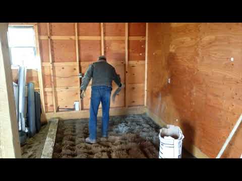 $24 Soil-Cement, coop floor