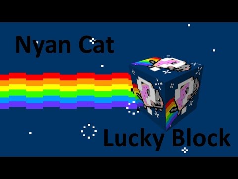 MINECAFT: NYAN CAT LUCKY BLOCK MOD (1.8.9 MOD SHOWCASE)