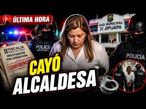 🚨 ÚLTIMA HORA: Detienen a la Alcaldesa de Jipijapa por Presunta Red de Corrupción