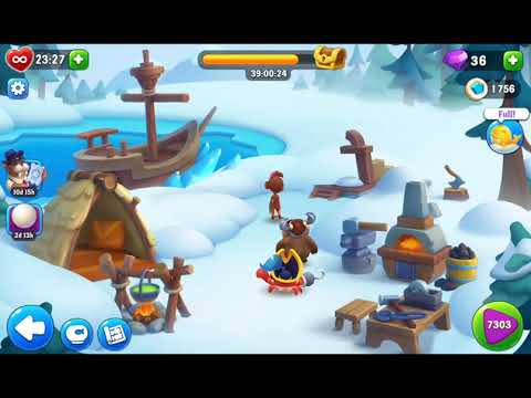 Fishdom 2021 - Story Event - Snowy Lands   #Playrix #Fishdom #gaming