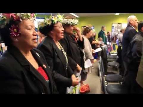 Imene Tuki at the Pacific Dance Artist in Residence Launch 2014