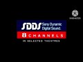 SDDS Sony Dynamic Digital Sound In Selected Theatres 1993 Early Logo With Color Version