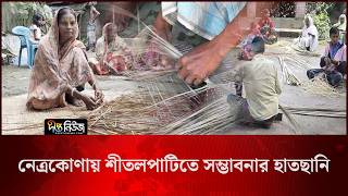 নেত্রকোণায় শীতলপাটিতে সম্ভাবনার হাতছানি l Netrokona l Cool Mat(Shital Pati) l Deepto News