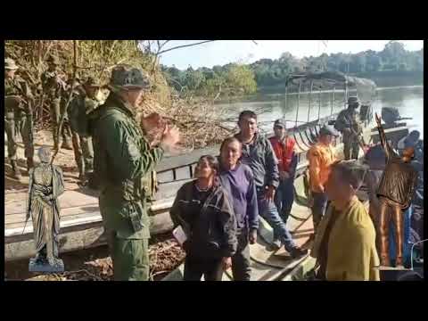 Mineros Ilegales Colombianos desalojados del Estado Amazonas Venezuela