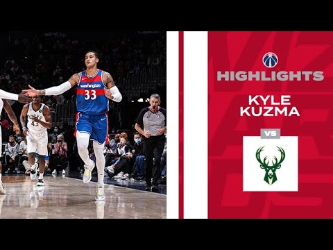 Highlights: Kyle Kuzma with 15 points against Milwaukee