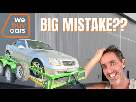 💸 What Have I Done?? I Bought a Dirt Cheap Mercedes SLK from WeBuyCars 😅