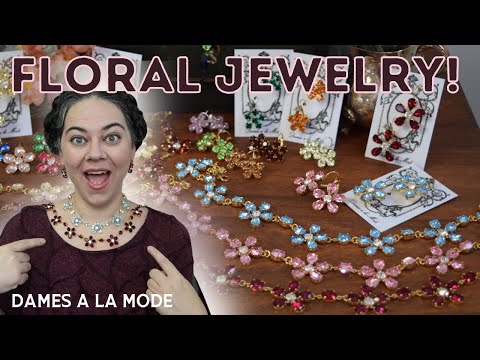 Dames a la Mode Products - Reproduction Georgian Floral Jewelry
