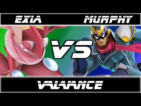 Valiance Δ - Exia (Greninja) vs  Murphy (Falcon, Sheik) - Smash 4 - Wii U
