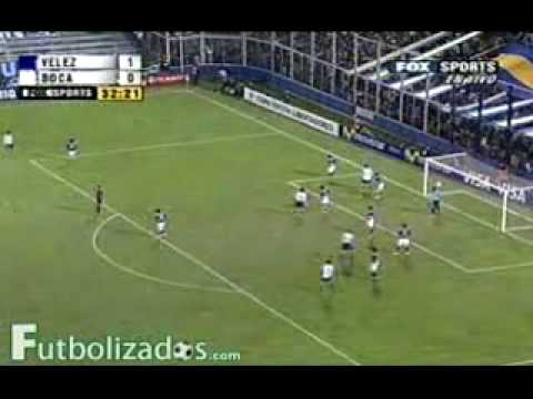 copa libertadores 2007- octavos final- velez 3- boca 1- (3-4