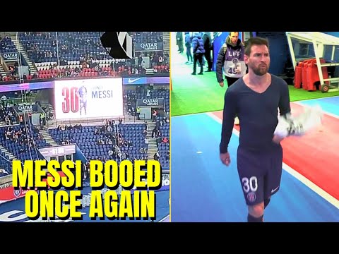 Messi's Name Booed Once Again By PSG Fans Today | PSG vs Lyon 0-1 | Mbappe | Henry Reaction to Messi