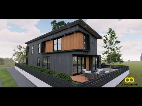 Exterior and Interior Red Hills Auckland Project