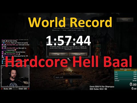WR! HARDCORE 8-Man in Under 2 Hours! - Diablo 2 Resurrected