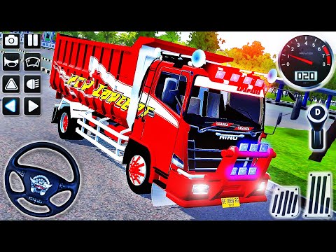 Construction Dump Truck Hino 500NG Driving - Bus Simulator Indonesia # 30 - Android GamePlay