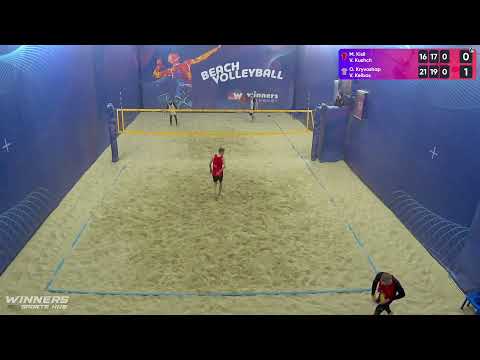 17:30 M. Kisil / V. Kushch - O. Kryvoshap / V. Kelbas 25.01.2023 | Winners Beach Volleyball