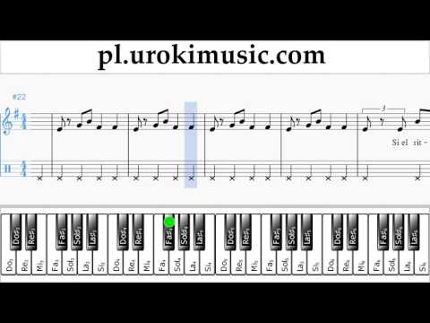 Nauka Gry Na Fortepianie (prawa ręka) J. Balvin, Willy William - Mi Gente Nuty Poradnik Część 2 um